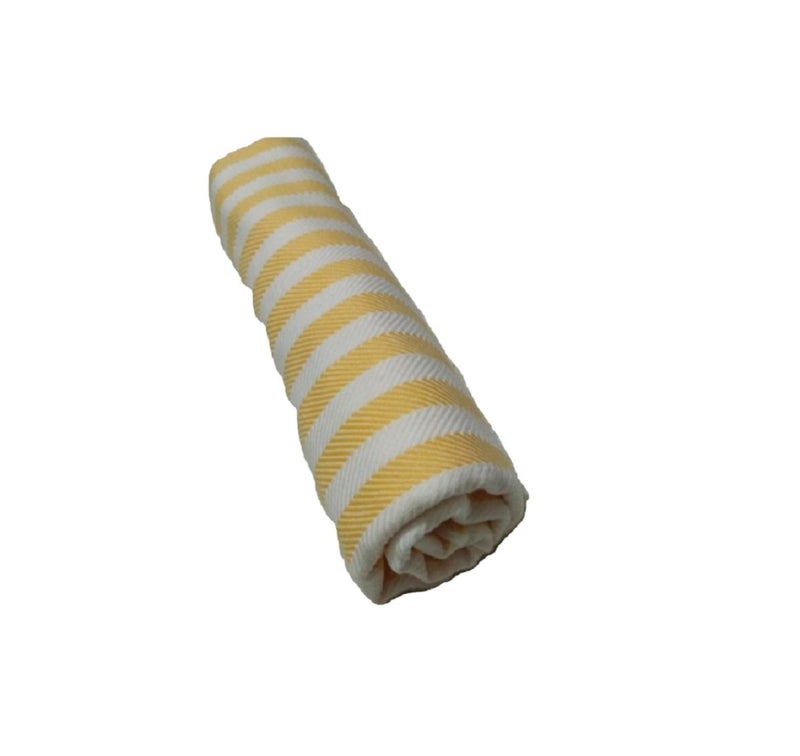 Cotton Colors - 2 Striped Bath Towels - Standard Towel (60" * 30 ") (Super Water Absorbent, Very Thin, Light Weight, Soft & Easy to Dry)_D241 - Image 3