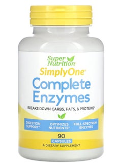 Super Nutrition SimplyOne Complete Enzymes 90 Capsules 