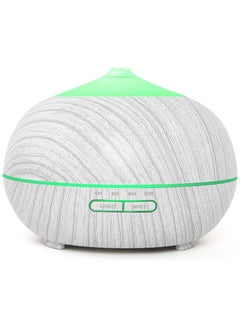Essential Oil Diffuser Humidifier for Home: 400ml Aroma Air Oils Diffusers for Large Room - Ultrasonic Aromatherapy Vaporizer Cool Mist Humidifiers with LED Light for Bedroom