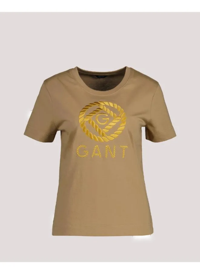 GANT Logo Crew Neck T-Shirt