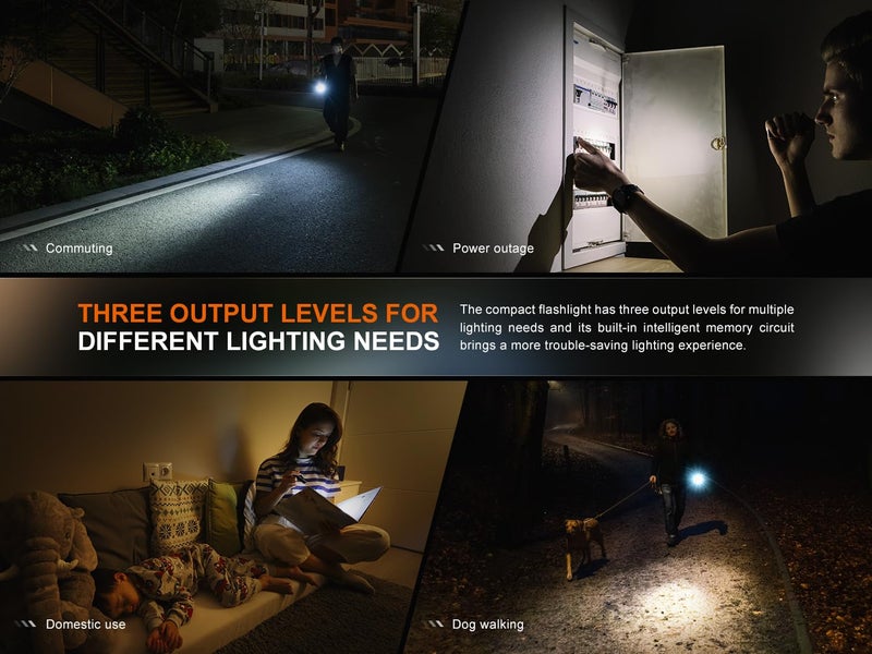 Fenix E12 V3.0 EDC Flashlight Penlight, 200 Lumen 1xAA Battery Designed for Everyday Carry with Lumentac Battery Organizer - Image 4