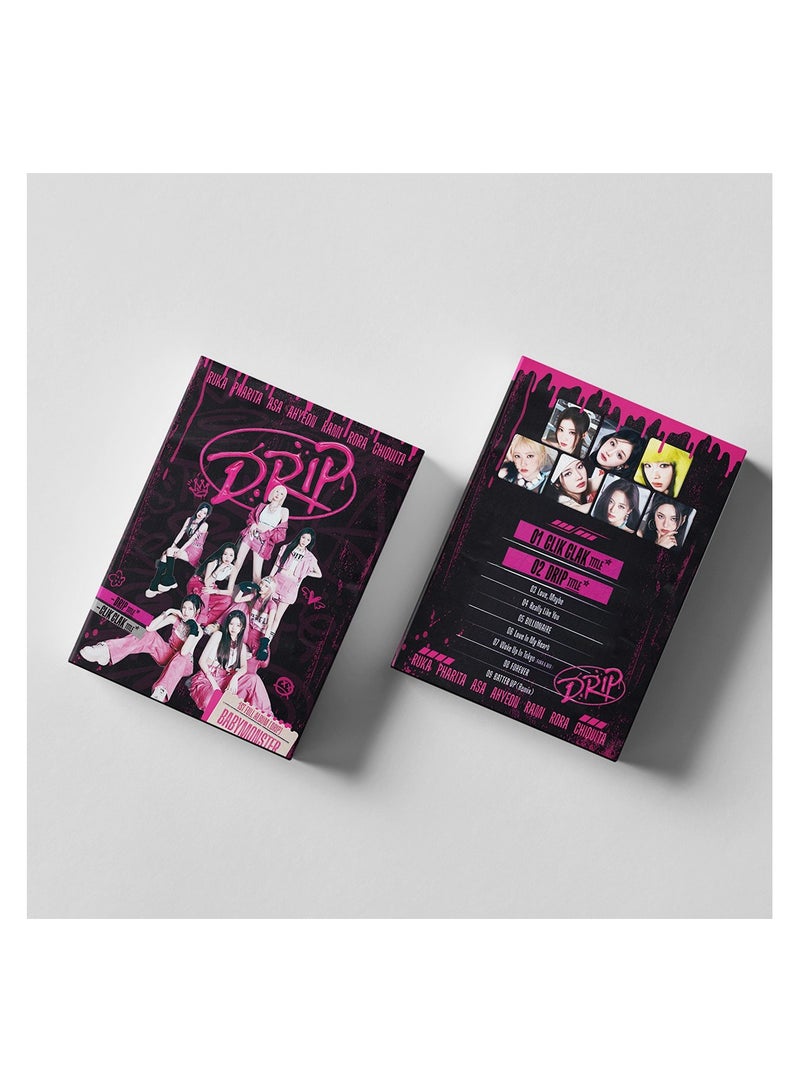 NIBEMINENT 55 Pcs Kpop BABYMONSTER DRIP Lomo Cards Card For Fans Collection Gifts - Image 3