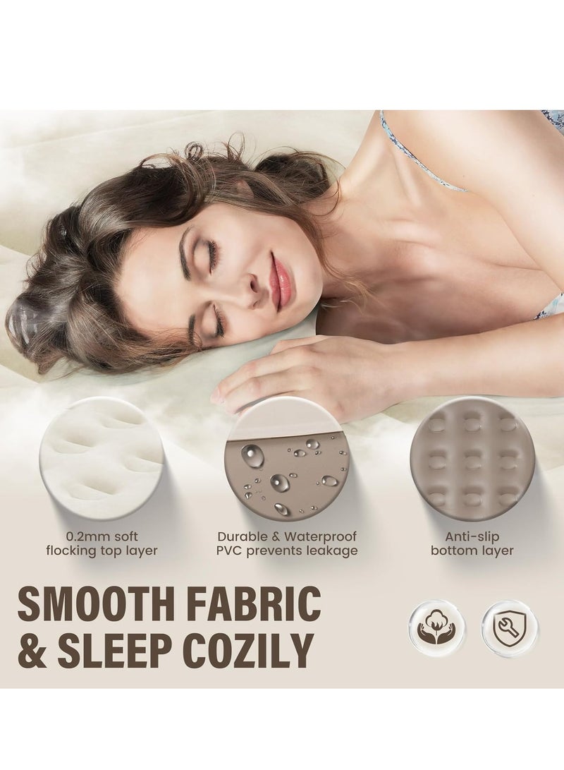 MHR Home Single Inflatable Mattress – Built‑in Pump, Elevated Pillow & Convenient Storage - Image 2