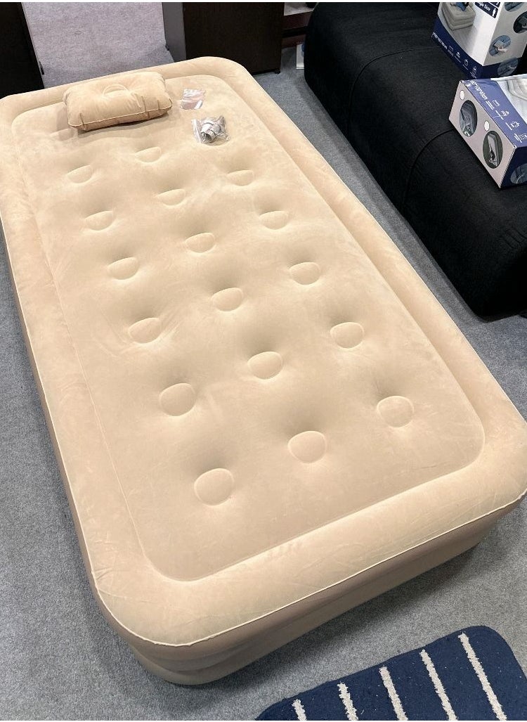 Generic Inflatable bed Leedsooy Single Size +19000*40cm THICKENING AND WEAR RESISTANCE FRESH BREATHABLE ANTI ROLL LOVER STRONG BEARING  - Image 5