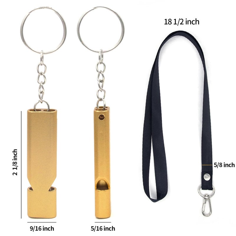 HOYUTNESS 120 dB Loud Emergency Survival Whistle with Lanyard - Suitable for Coaches, Teachers, Dog Training, Kayak Accessories, and Hiking Safety Tool - Image 3