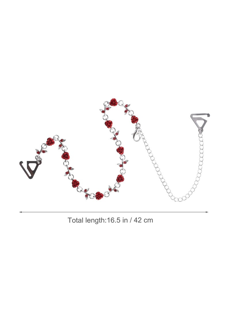 كاست ويف 1 زوج من حمالة الصدر حمالة الصدر حمالة الصدر حمالة الظهر كليب غير مرئية عبر مرونة قابل للتعديل المضادة للانزلاق الأقواس الأشرطة ، ومناسبة للسيدات والفتيات - Image 5