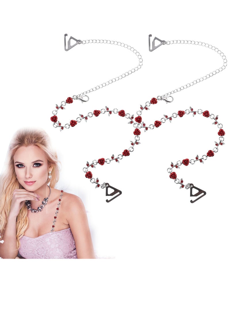 كاست ويف 1 زوج من حمالة الصدر حمالة الصدر حمالة الصدر حمالة الظهر كليب غير مرئية عبر مرونة قابل للتعديل المضادة للانزلاق الأقواس الأشرطة ، ومناسبة للسيدات والفتيات - Image 1