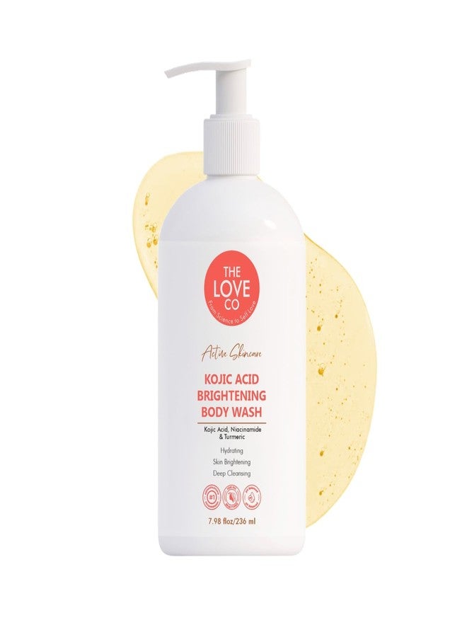 ذا لوف كو. غسول الجسم لتفتيح البشرة بحمض الكوجيك من ذا لوف كو. | مع 2% نياسيناميد وكركم | عناية شتوية، يزيل التصبغات ويقلل البقع الداكنة | جل استحمام مرطب، منظف بعمق، خالٍ من الكبريتات للنساء والرجال | 236 مل - Image 1