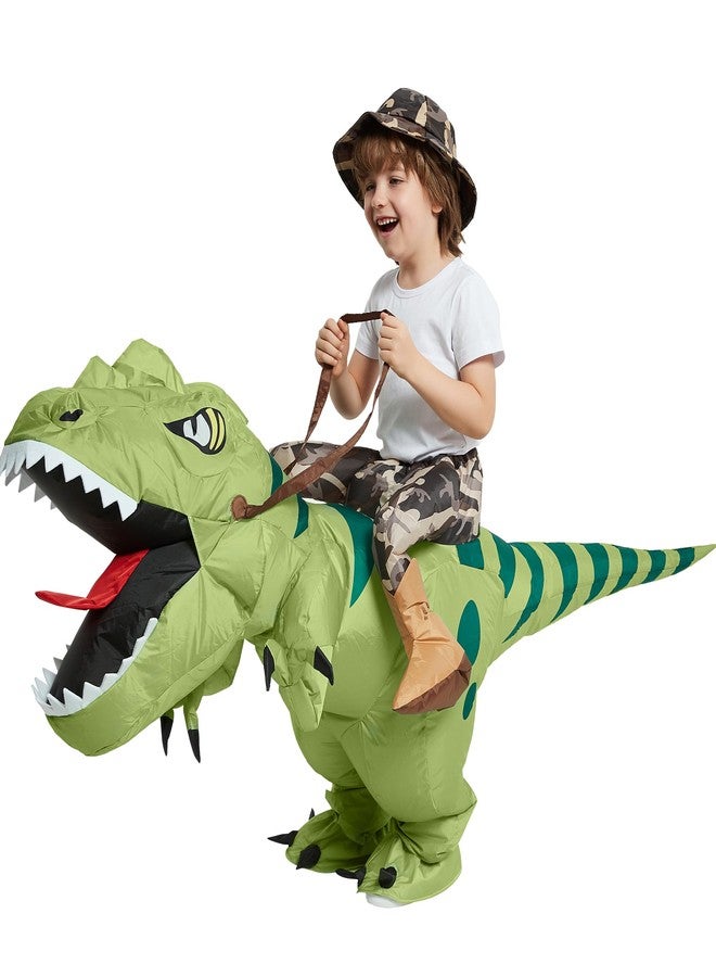 One Casa Halloween Inflatable Dinosaur Costume Kids,Blow Up T Rex Suit Boys Girls (4-6YRS,No Hat) - Image 5