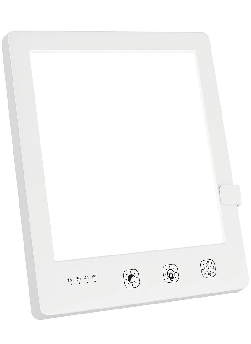 Generic - Bionic Sun Light Therapy Lamp - 2000-10000 Lux Portable LED Light Box with 3 Adjustable Brightness Levels, Touch Control, and Timer Function (6.31") for Natural Sunlight Experience. - Image 1