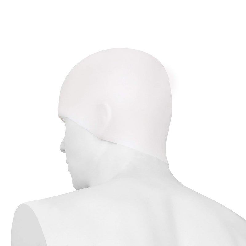 Nivia Pro Silicone Swimming Cap - White - Image 4