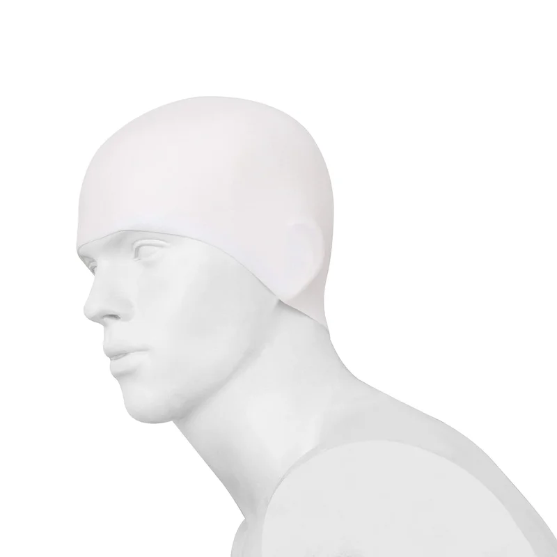 Nivia  Nivia Pro Silicone Swimming Cap - White  | Best Price UAE
