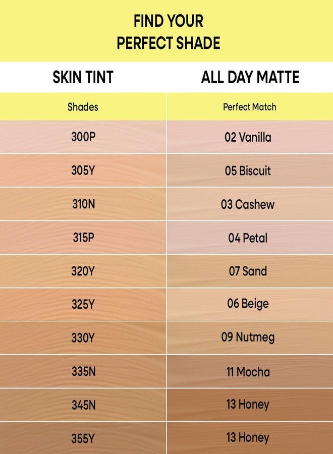 Nykaa Superlight Serum Matte Filter Finish Skin Tint Foundation - 305Y (30ml) - Image 3