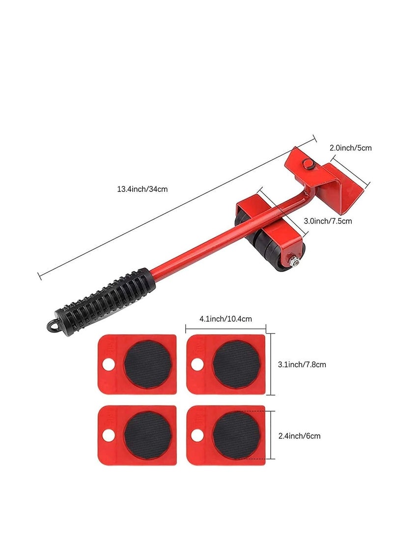 Generic - Lifter Mover Tool Set Heavy Duty Furniture Shifting Lifting Moving Tool with Wheel Pads for Easy and Safe Moving, Suitable for Sofas, and Refrigerators - Image 1