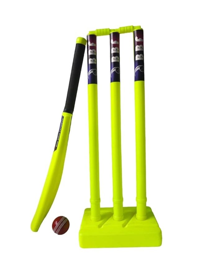 BLAZE Plastic Cricket Bat Kit for All Kids Age Groups,Cricket KIT for Playing Outdoor and Indoor Sports Game senior