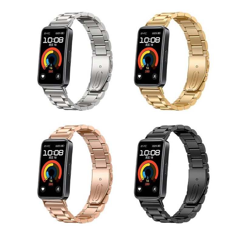 Metal Smartwatch Band for daily smartwatch wear and replacement strap in Silver Home Use Travel Use Outdoor Use Portable Use Routine Use Personal - Image 2