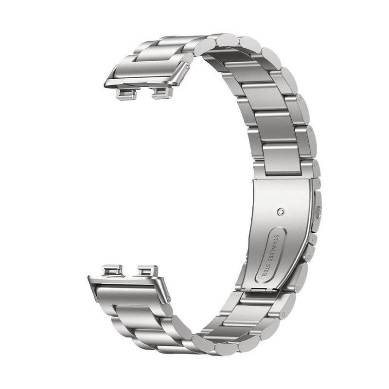 Metal Smartwatch Band for daily smartwatch wear and replacement strap in Silver Home Use Travel Use Outdoor Use Portable Use Routine Use Personal - Image 1