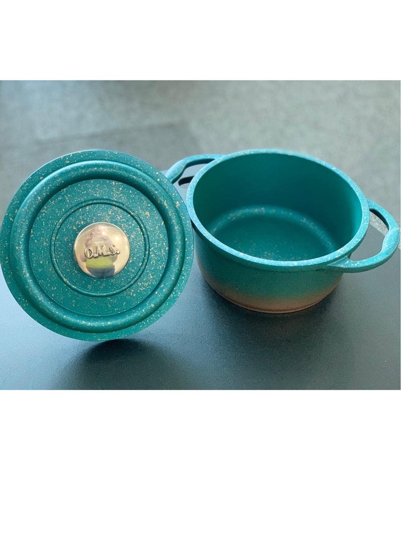 Oms Collection 7pcs Die Cast Cookware Set Contain 20,24,26 Cm Casserole and 26Cm Frypan -Made in Turkey  - Image 2