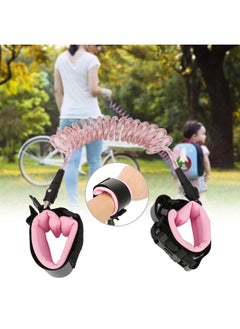 Thoraya Baby Kids Anti-lost Reflective Strap Safety Lock Child Walking Harness Wrist Leash (Pink 2m)  - Image 3