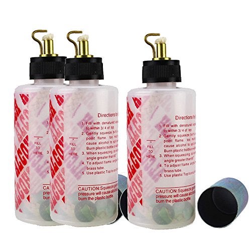 Airgoesin 3pcs Plastic Alcohol Torch Burner Lamp Light Lab Equipment Instrument for Dental Jewelry Sculpture - Image 1