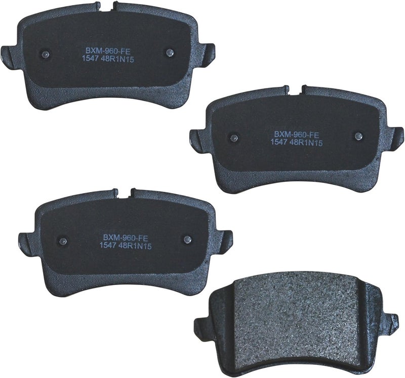 Bendix Premium SBM1547 Semi-Metallic Rear Brake Pads for Select Models Audi A6, A6 Quattro, A7, A7 A8 RS5, RS7, RS Q3, S6, S7, S8, Porsche Macan, Macan - Image 1