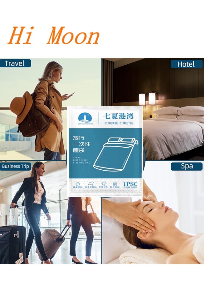 Hi Moon Custom Travel Hotel Hygiene Non-woven Bed Item Set Disposable Sleeping Bag  - Image 4