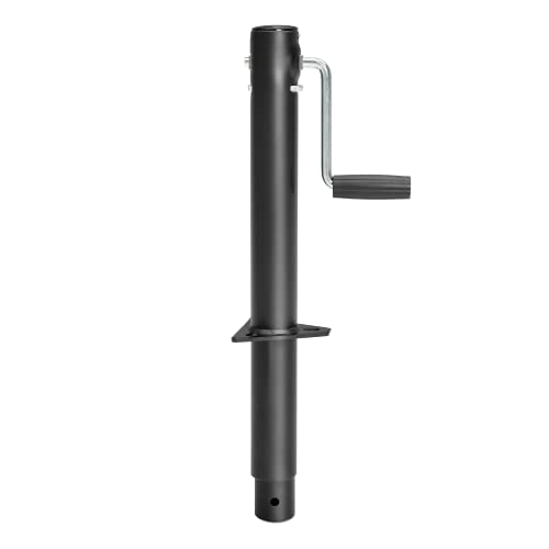 Lippert 285420 Side Wind Tongue Jack with Mounting Hardware Black Standard