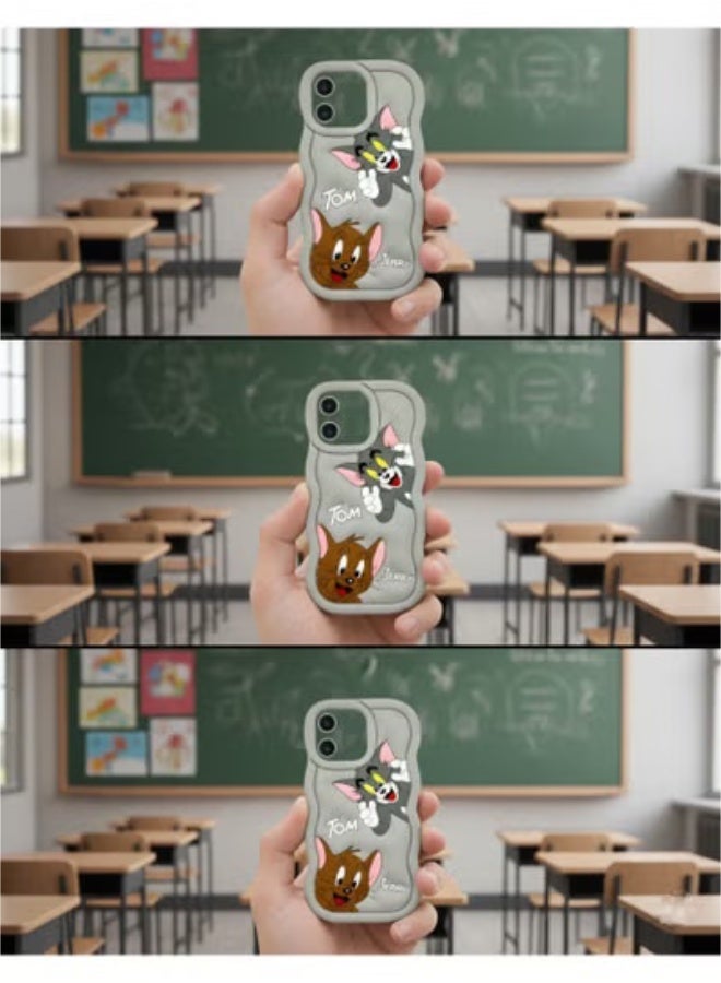 Grace Case cover iPhone 16 Pro Max - Tom and Jerry 3D Cartoon Phone Case – Cute  Character Protective Cover - Image 1