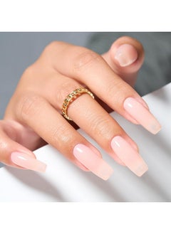 gelike ec Gel Nail Glue Uv - 6 In 1 Gel Glue For Nail Tips With Sheer Apricot Nude Color, Base Coat Free, Strong Adhesive For Press On Nails Acrylic Tips, Ideal For Salon And Home Diy  - Image 3
