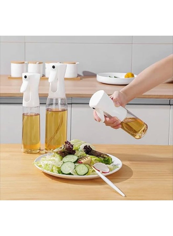 طقم 2 بخاخة زيت متعددة الاستخدامات – رشّات ناعمة للزيت، الخل، الليمون والصلصات – مثالياً للطهي، الشوي والسلطات S (ابيض, 200 ملى) - Image 3