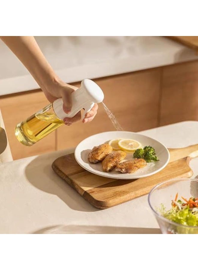 طقم 2 بخاخة زيت متعددة الاستخدامات – رشّات ناعمة للزيت، الخل، الليمون والصلصات – مثالياً للطهي، الشوي والسلطات S (ابيض, 200 ملى) - Image 2