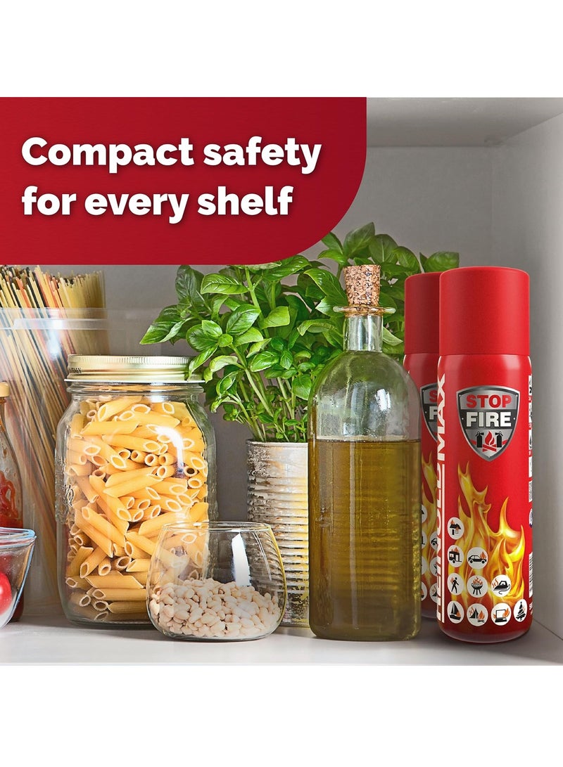 Reinold Max StopFire Aerosol Fire Extinguisher Spray for Home & Cars 500 ml - Image 4