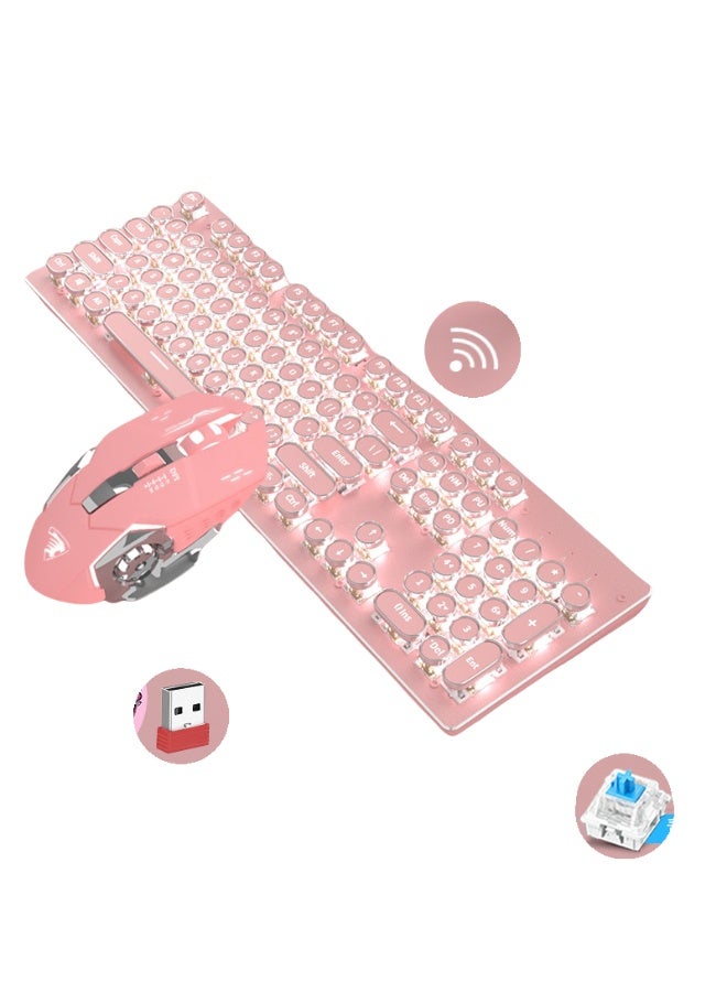 EBMINI New Mechanical Office Gaming Esports Mouse and Keyboard Set