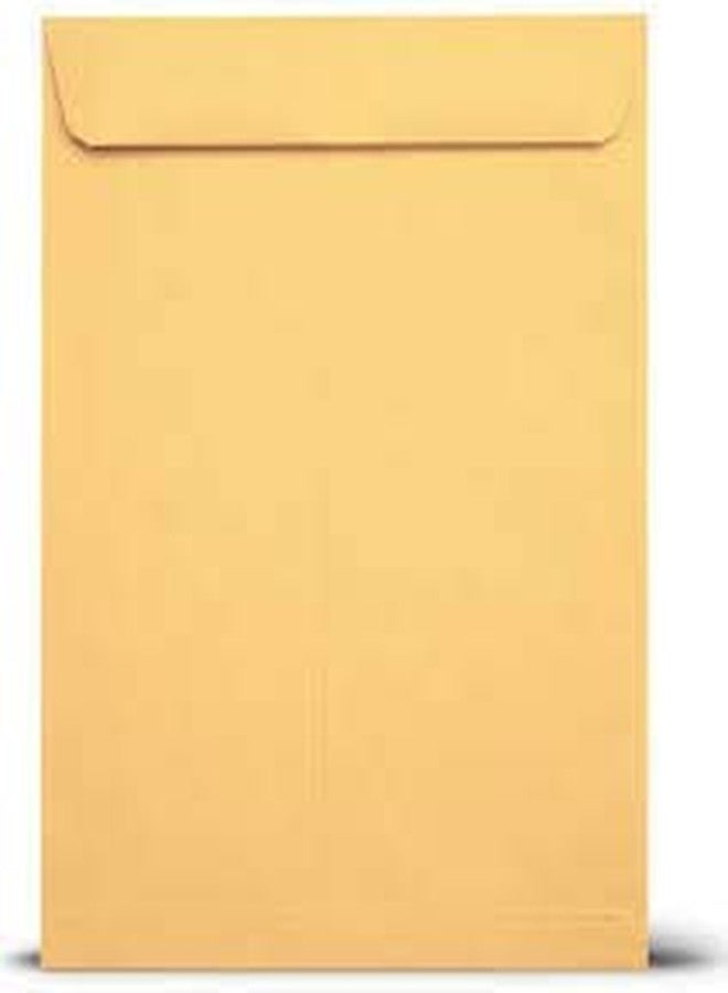 BROWNELL Premium Yellow Envelope Laminated 10" X 12" Ideal for Home office Mailing with Poly Lamination Inside 100 GSM (100) - Image 1