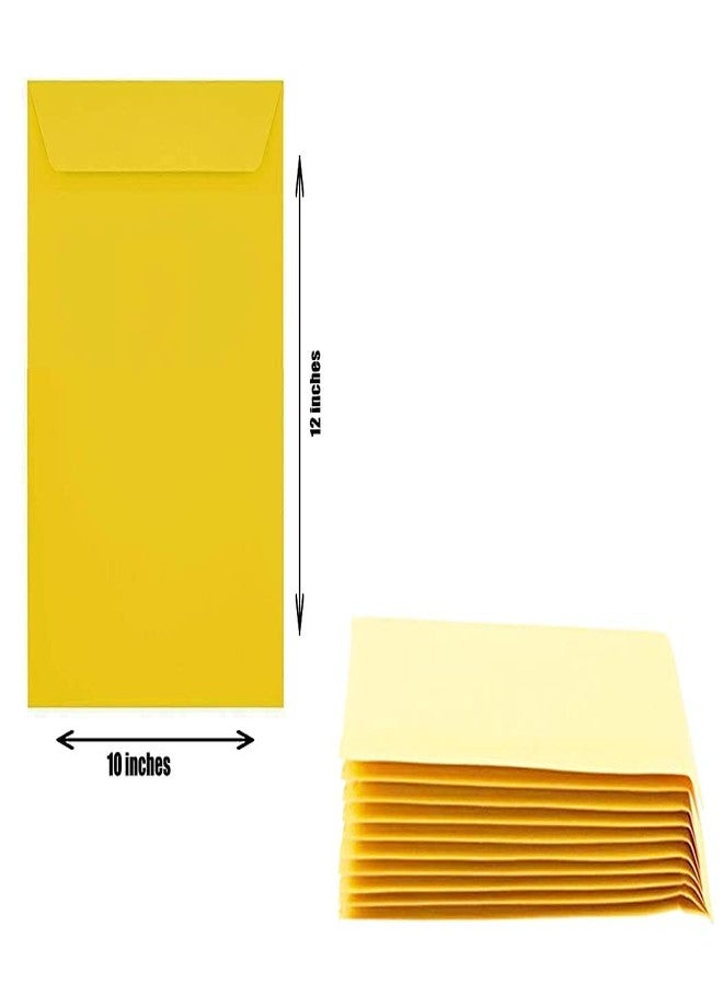 BROWNELL Premium Yellow Envelope Laminated 10" X 12" Ideal for Home office Mailing with Poly Lamination Inside 100 GSM (100) - Image 3