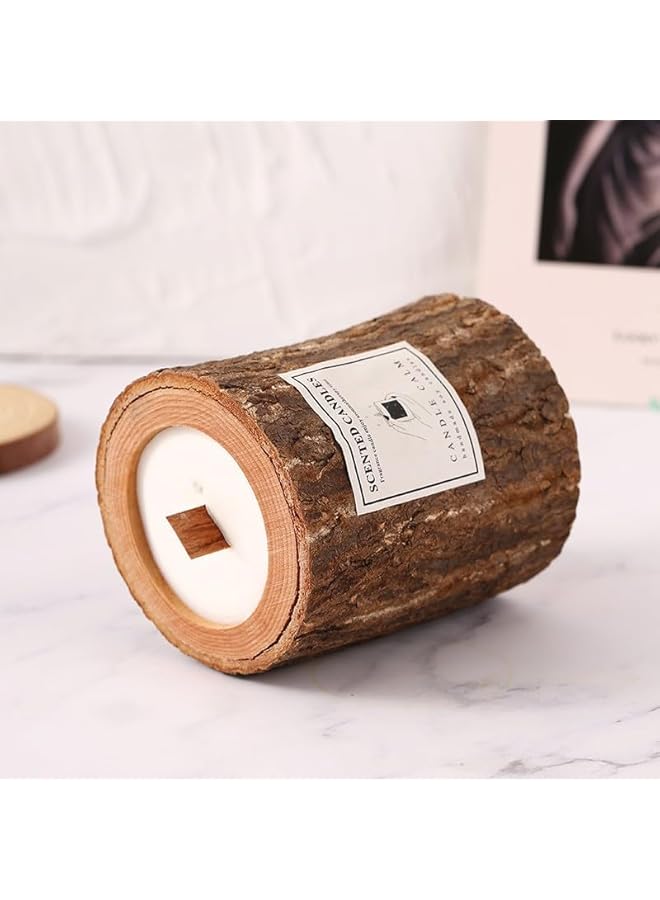 The Bros Scented Candle Soy Candle Wood Cup Aromatherapy Candles Fragrant Stress Relief Candles for Yoga, Sleep, Meditation (Floral) - Image 2