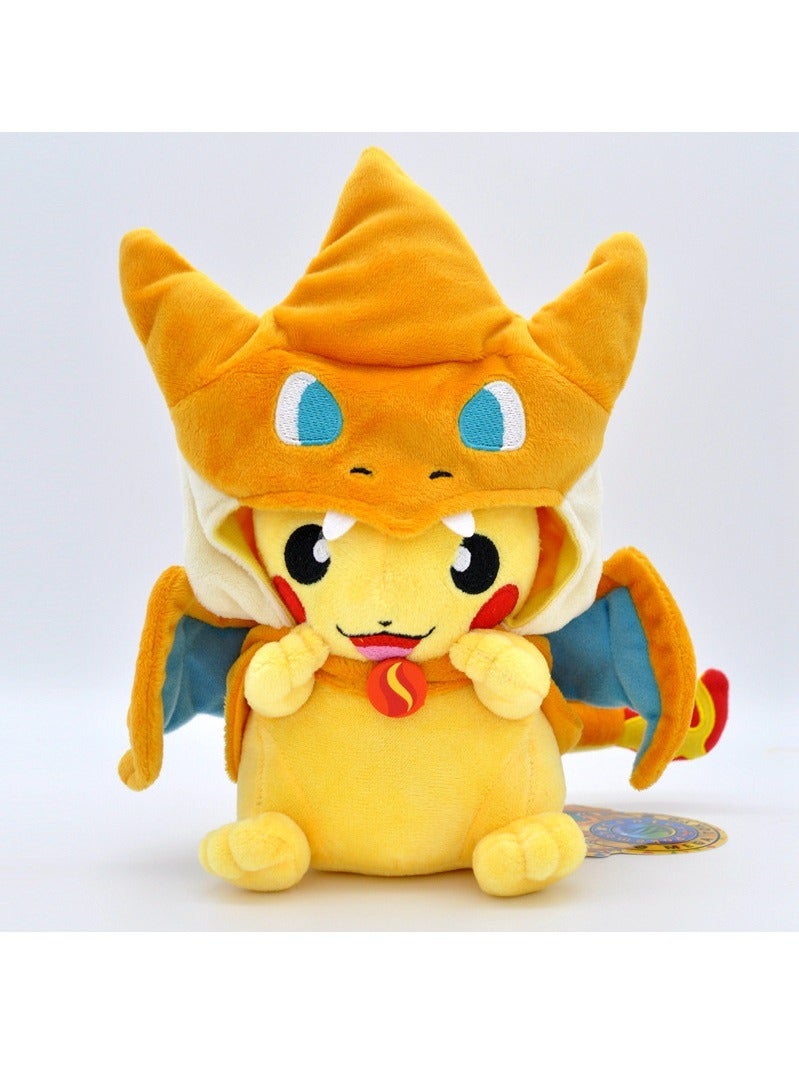 Adorable Cartoon Plush Toy Cross Dressing Pikachu Plush Toy Doll  - Image 1