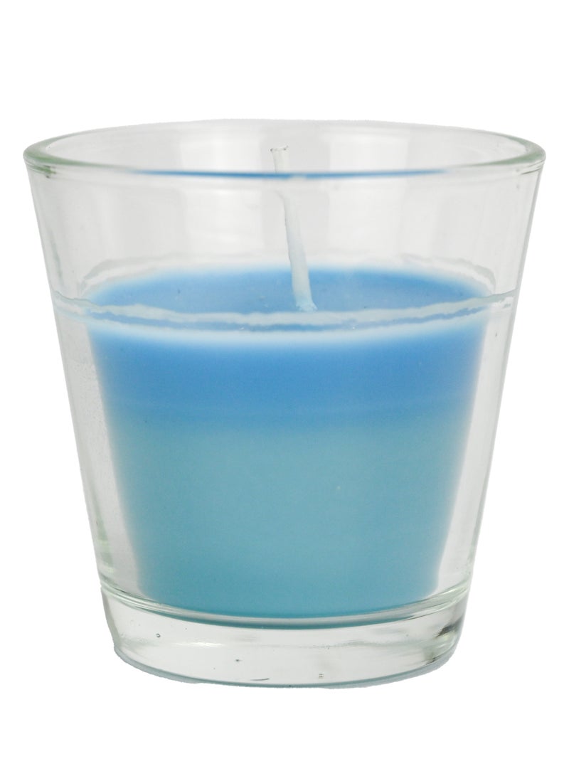 Blue Scented Candles For Bedroom, Scented Candles As Gifts For Women, Valentines Day, Anniversary Gift For Wife, Small Candles For Living Room Décor, Eco Friendly Candles Scented For Home Fragrance  - Image 1