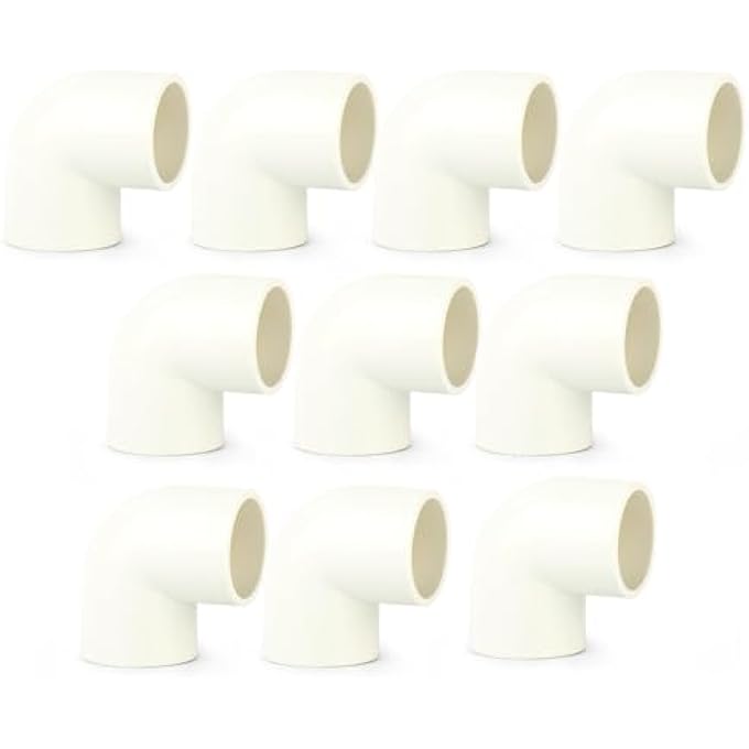 10PCS PVC CLEANOUT PLUG 40MM BSP MALE, END CAP ADAPTOR, PIPE FITTING PLUG CLOSING FOR HOME OR INDUSTRIAL, PLUMBING WATER LINE, DRAINAGE PIPING SYSTEM - Image 2