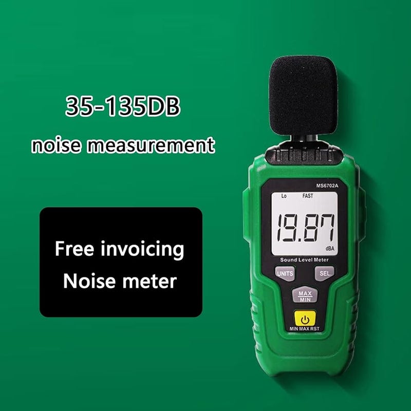 مقياس مستوى الصوت الرقمي 31.5 هرتز إلى 8 كيلوهرتز جهاز قياس الضوضاء المحمول باليد - Image 4