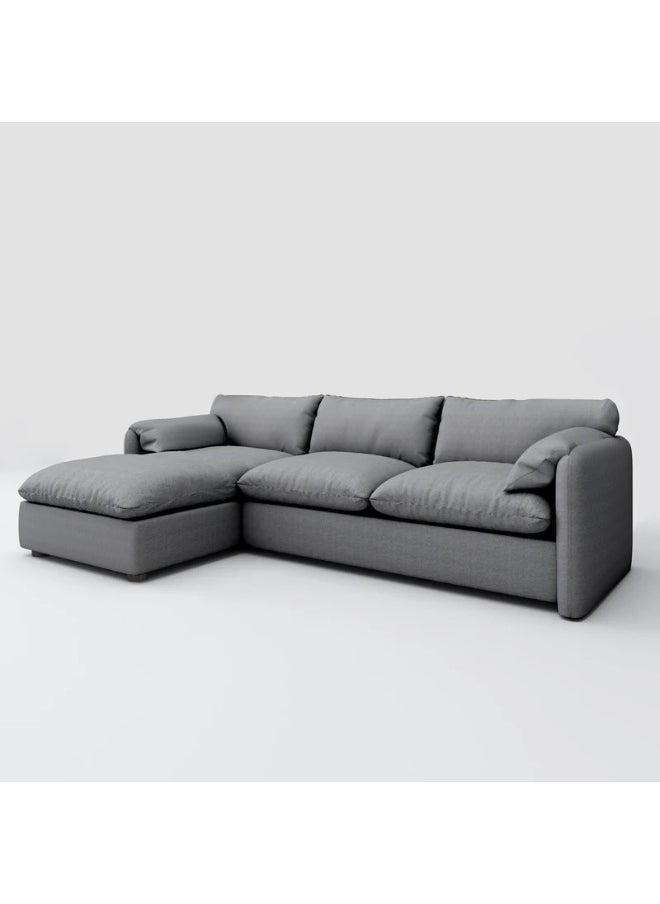 Malazhouse L-Shape Sofa – MZSC040-Grey  - Image 2