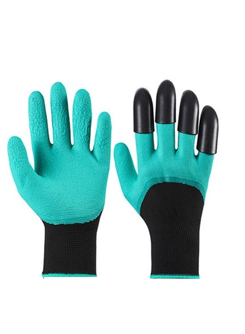 Garden Claw Gloves, Garden Gloves With Claws, Gardening Gloves with Claws for Digging & Soil Handling, one pair