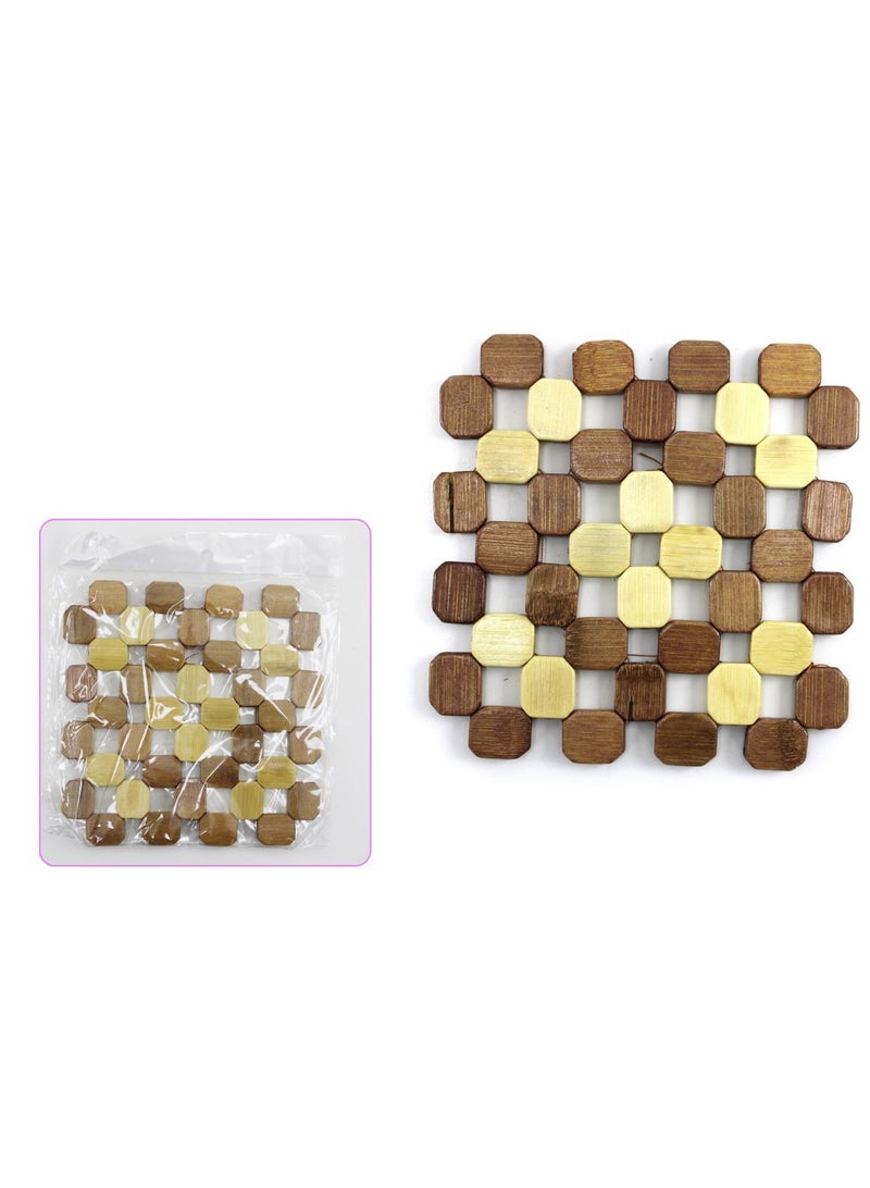 القادة أدوات مائدة من الخيزران مقاس 16×16 سم - Image 2
