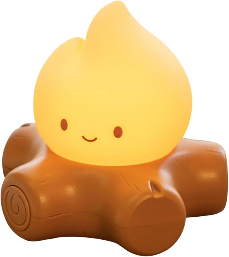 Rechargeable Flame Lamp Adjustable Brightness Flameless Candle Night Light For Bedroom Desk Nursery - Image 1