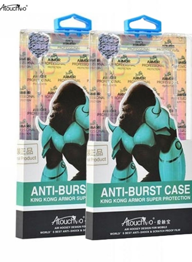 Atouchbo Gorilla Shockproof Case Cover For Apple iPhone 7G Clear (2PC) - Image 1