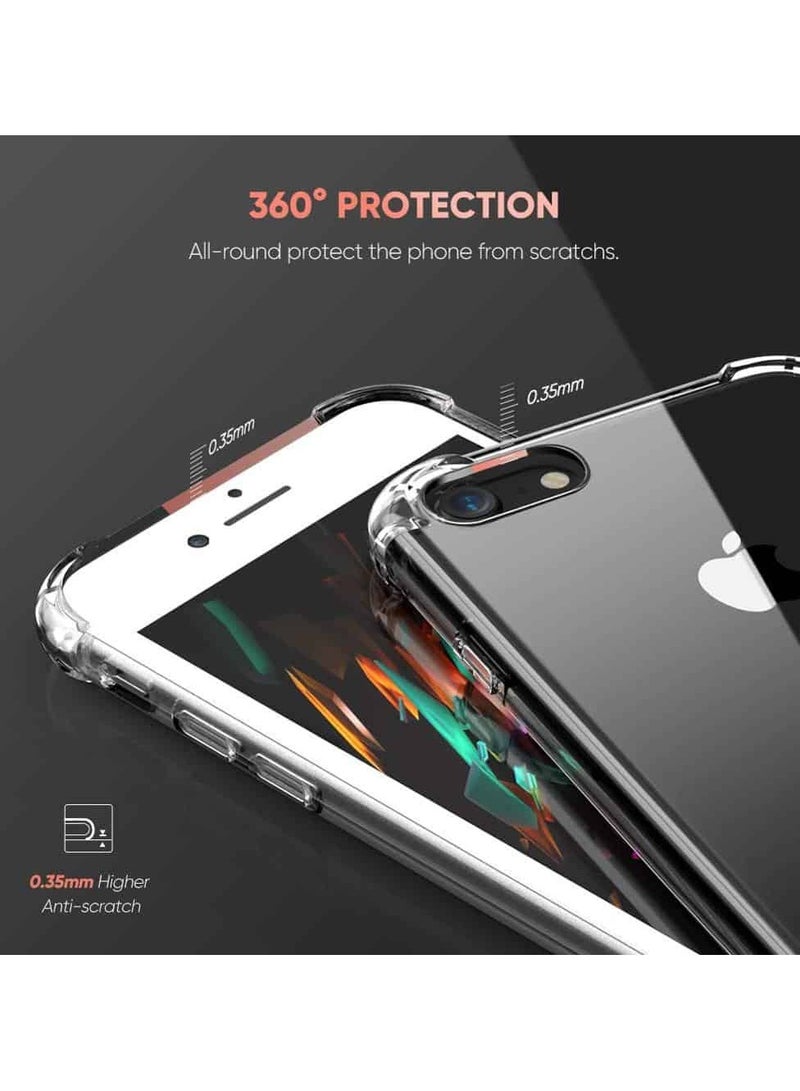Atouchbo Gorilla Shockproof Case Cover For Apple iPhone 7G Clear (2PC) - Image 4