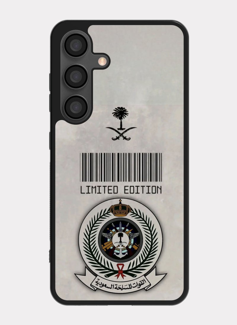 بكسلات كفر سامسونج جالكسي اس 24 بلس القوات المسلحة السعودية رمادي - Image 1