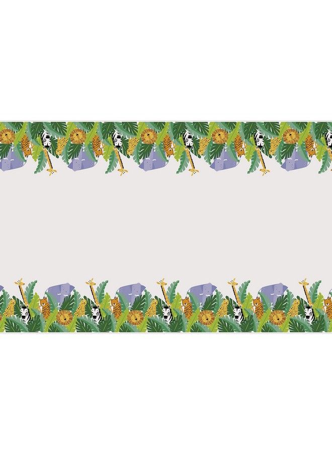 Unique Animal Safari Plastic Table Cover  54 X 84  1 Pc - Image 3