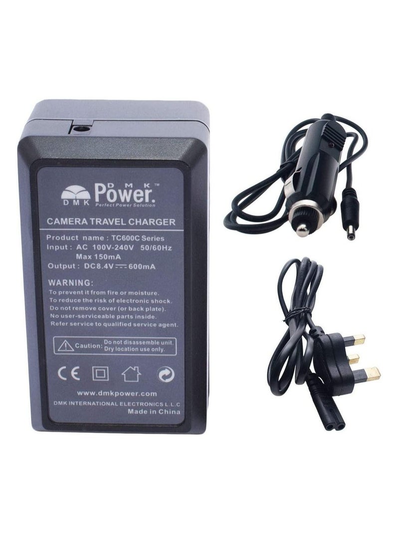 DMK Power EN-EL12 Battery Charger TC600C Compatible with Nikon Coolpix S640 S1100 S710 S6200 s6300 - Image 2