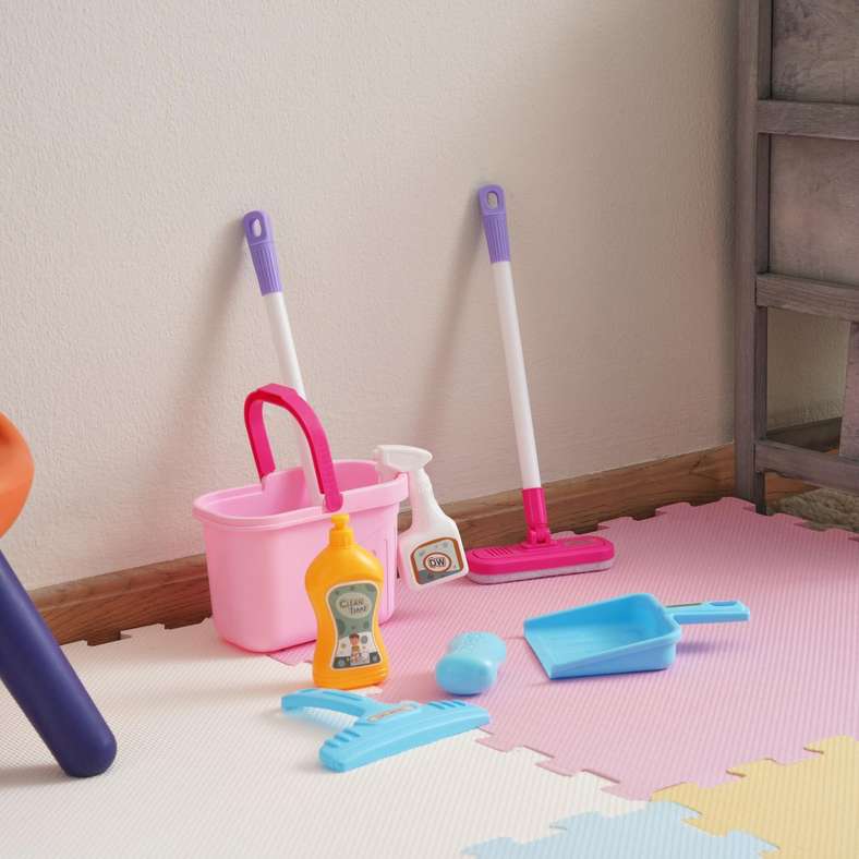 Pan Home Little dustman Kids Cleaning set -pink